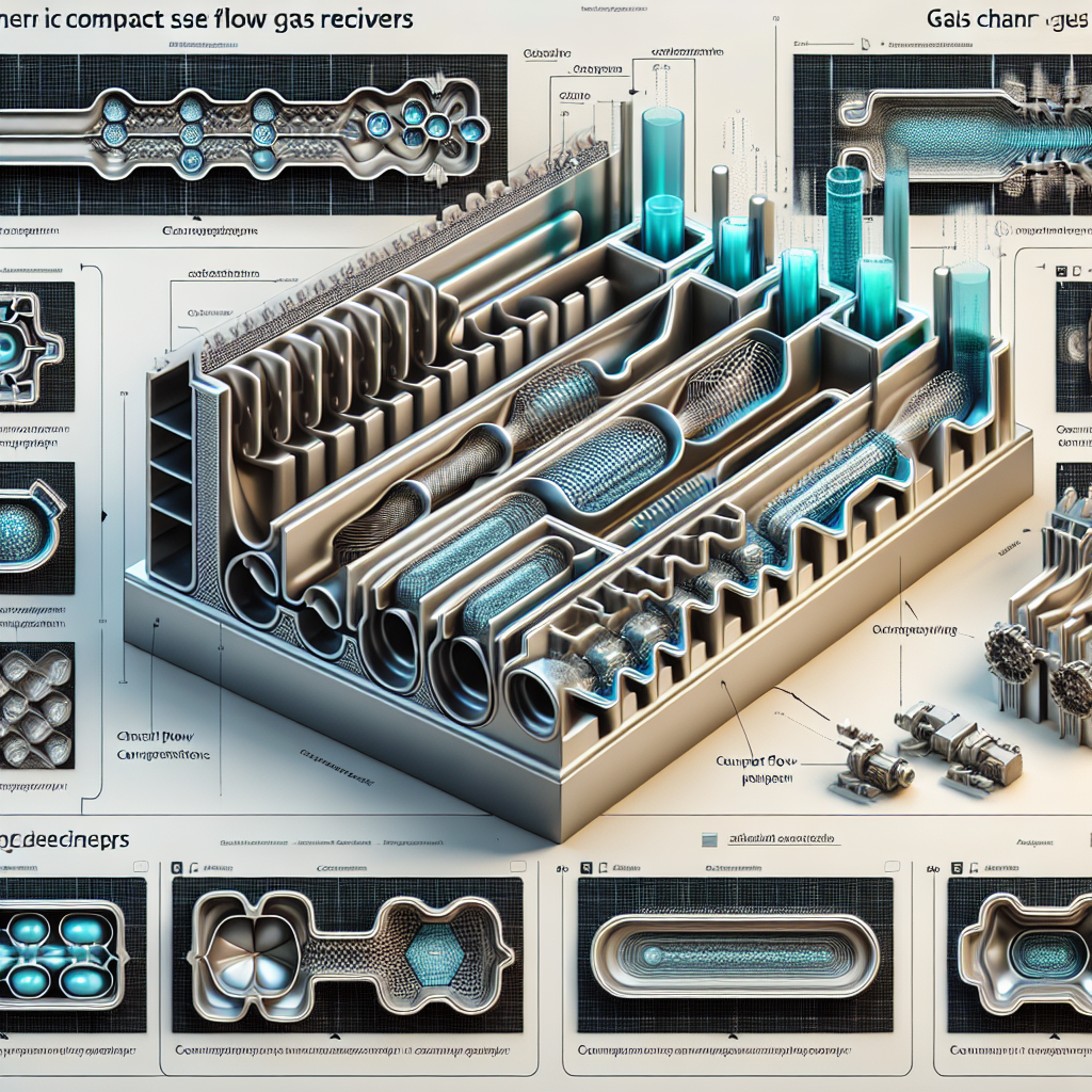 Optimizing Channel Geometry for Compact Flow Gas Receivers