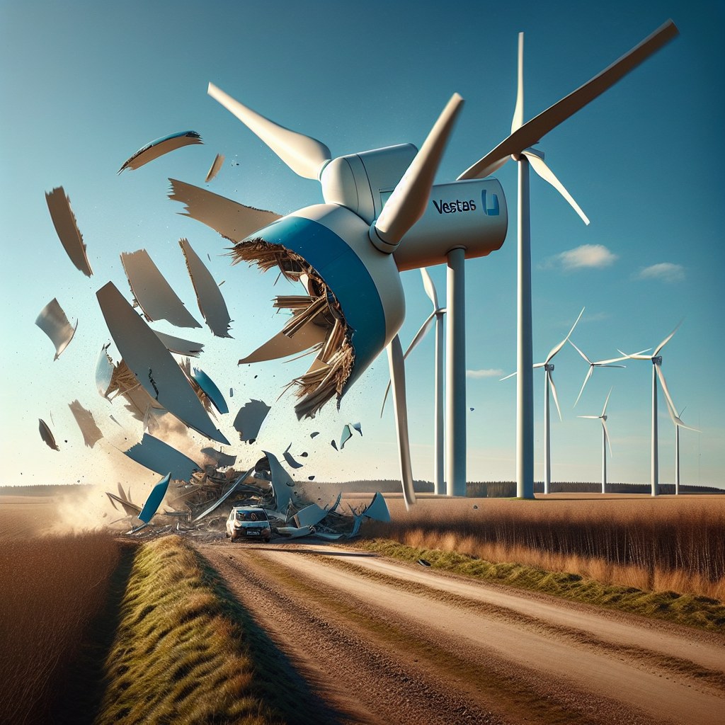 Vestas Turbine Blade Snaps with Loud Bang at Swedish Wind Farm