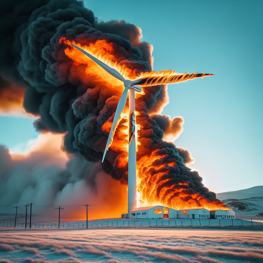 Vestas Wind Turbine Catches Fire at Chilean Wind Farm
