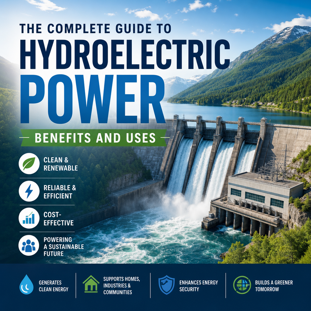 Water rushing through the spillway of a large hydroelectric dam