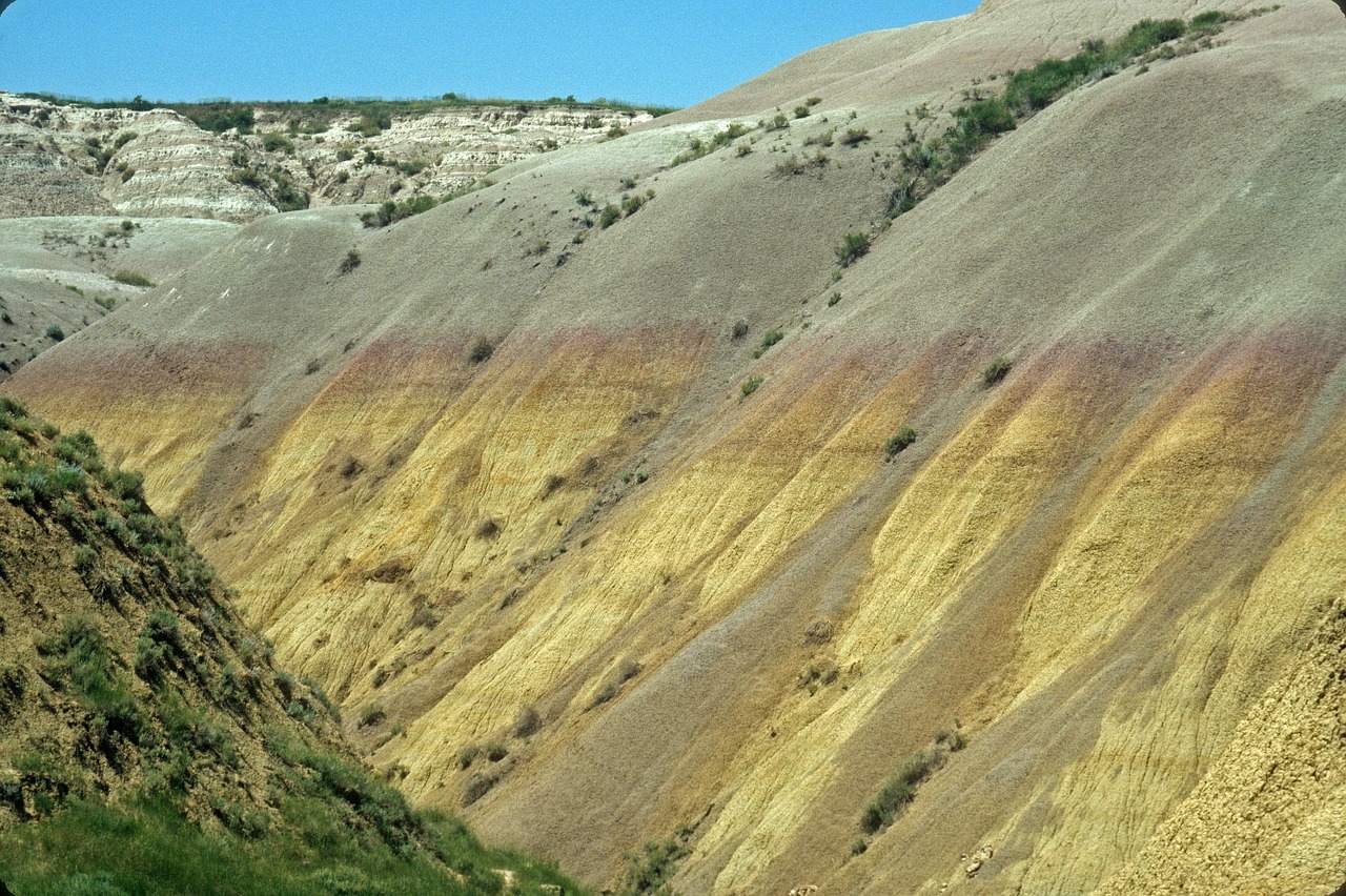 Hills, badlands, south dakota, landscape, nature, badlands national park