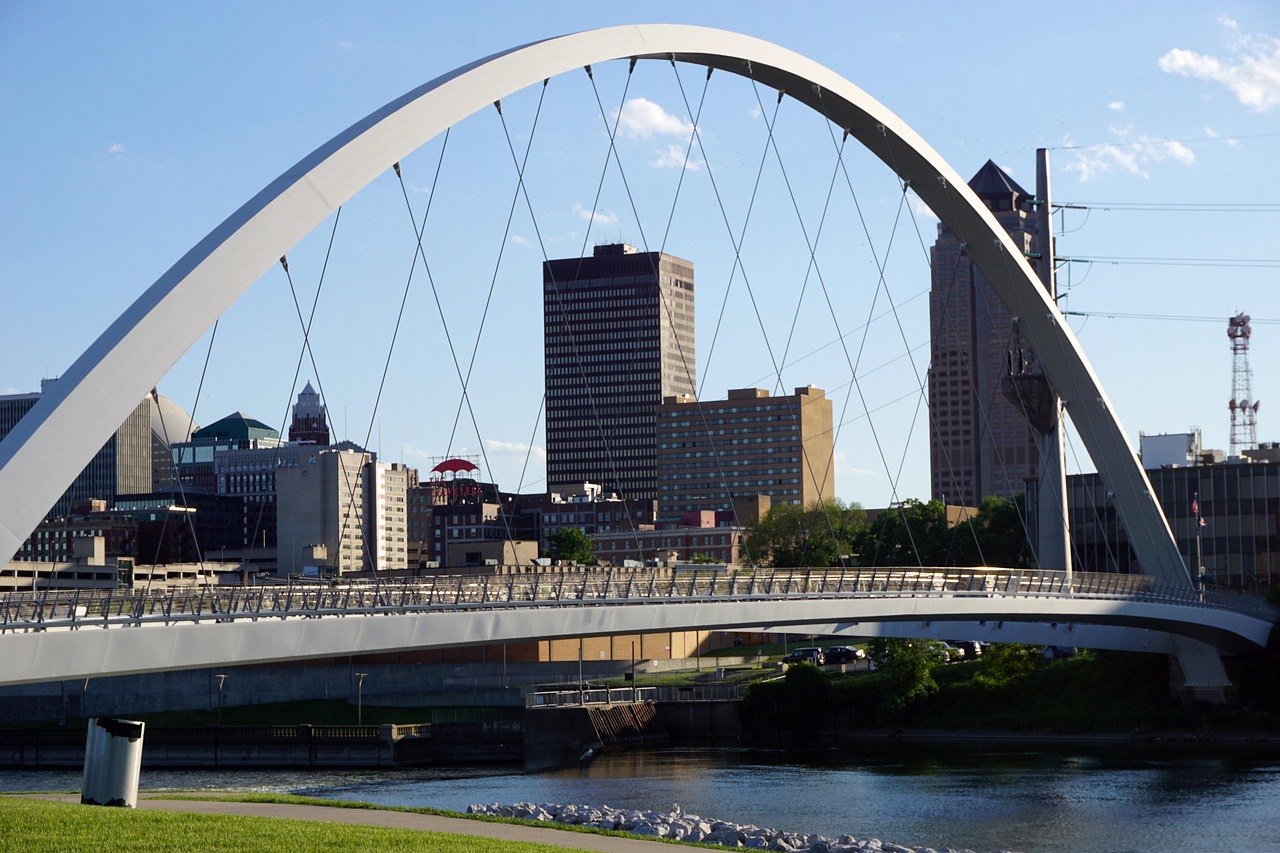 Bridge, river, city, iowa, urban, des moines, landscape, iowa, iowa, iowa, iowa, des moines, des moines, des moines, des moines, des moines