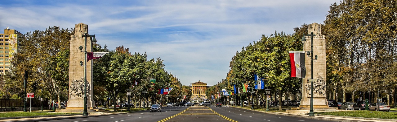 Nature, panoramic, tree, road, sky, philadelphia, art museum, landscape, philly, city, urban, architecture, cityscape, pennsylvania, building, downtown, metropolitan, philadelphia, philadelphia, phila