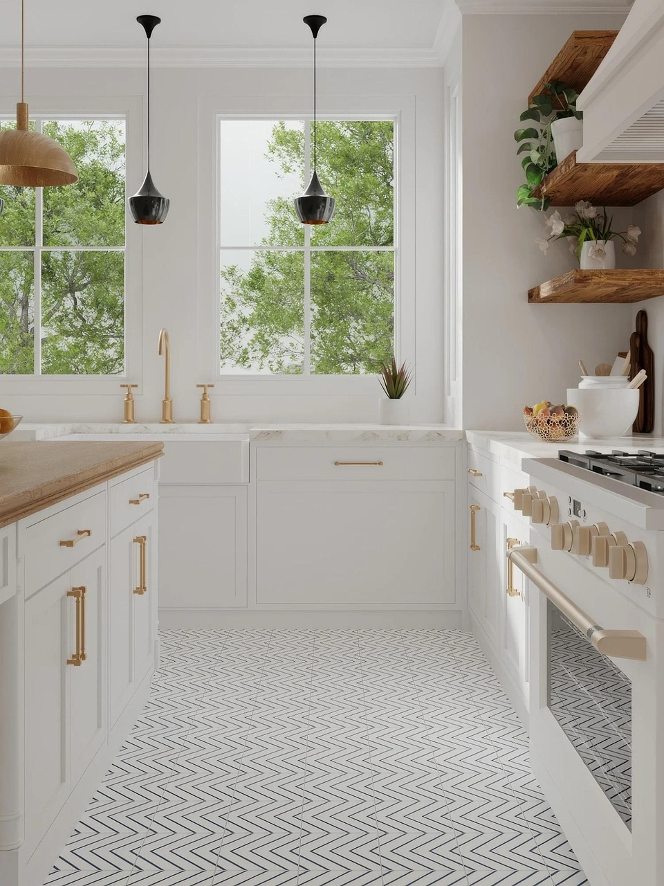 Kitchen, interior design, modern, home, house