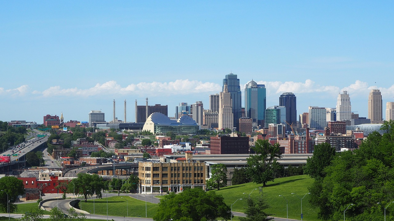 Kansas city, kansas, kansas city missouri, city, architecture, buildings, city skyline, landscape, urban, downtown, kc, blue city, kansas city, kansas city, kansas city, kansas city, kansas city, kans