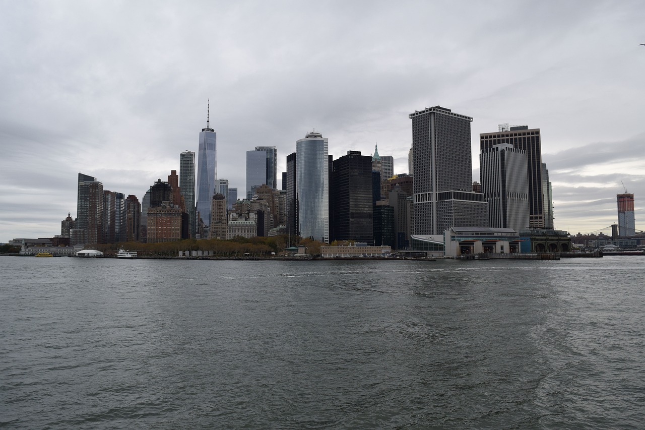 Skyline, skyscraper, city, panoramic, urban landscape, new york, nyc, building, architecture, tower, usa