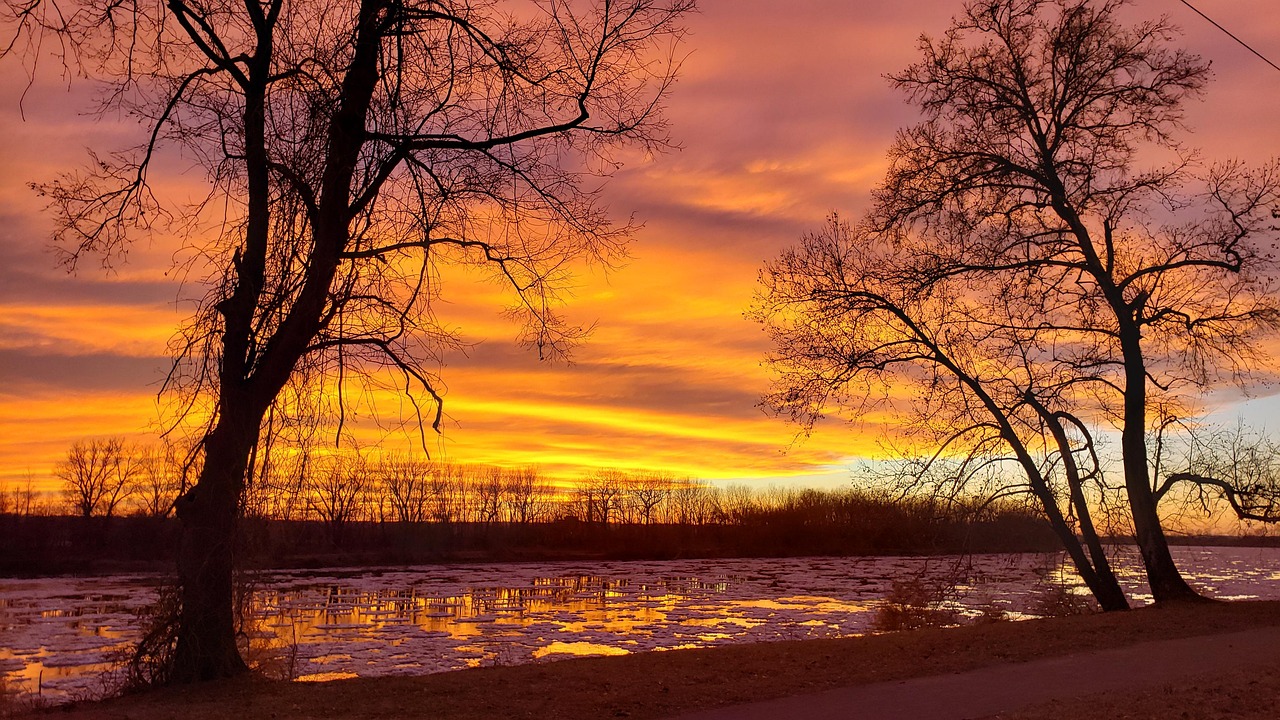 Sunset, missouri, river, landscape, nature, sky, outdoors, missouri, missouri, missouri, missouri, missouri