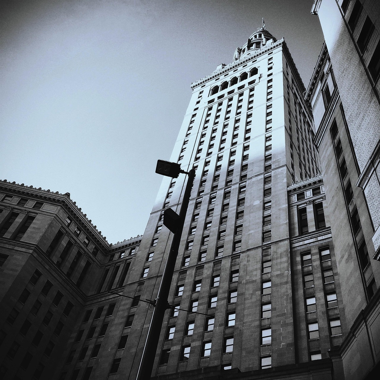 Cleveland, ohio, building, city, downtown, architecture, blue sky, skyline, nature, urban, blue, cityscape, skyscraper, sky