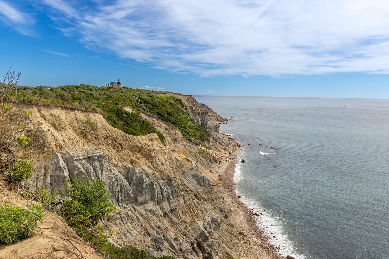 Rhode island, cliff, beach, 4k wallpaper, desktop backgrounds, sea, ocean, mac wallpaper, free wallpaper, nature, beautiful wallpaper, cool backgrounds, wallpaper hd, hd wallpaper, beautiful nature, 4
