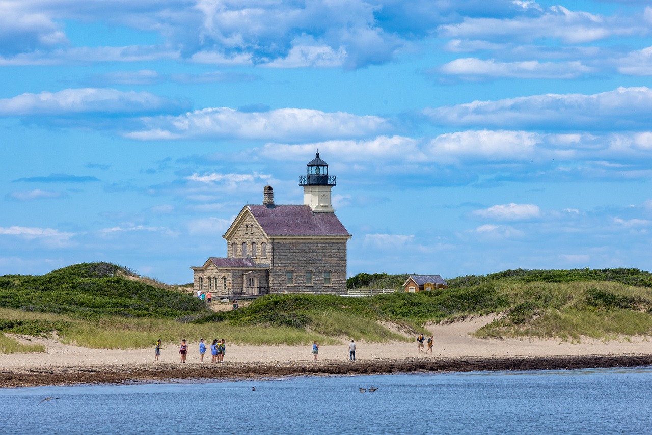 Block island, rhode island, 4k wallpaper, lighthouse, free wallpaper, wallpaper, windows wallpaper, hd wallpaper, sky background, nature, laptop wallpaper, mac wallpaper, nature wallpaper, nature back