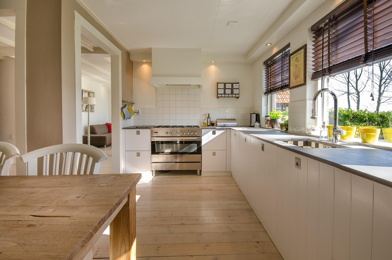 Kitchen, home, interior, modern, room, floor, furniture, counter, wood, living, kitchen interior, residential, table, brown home, brown kitchen, brown wood, brown room, brown table, brown interior, ki