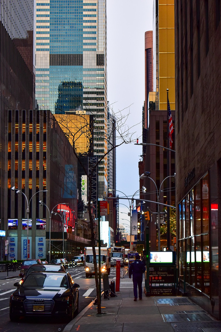 Avenue, nyc, traffic, sidewalk, cars, buildings, office buildings, city, urban, urban landscape, ny, new york, new york city, manhattan, architecture, skyscrapers, road, streets, street photography, v