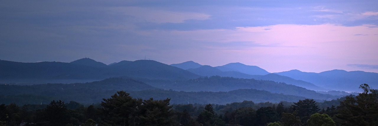 Landscape, mountains, nature, scenery, travel, smoky mountains, scenic, outdoors, asheville, carolina, north