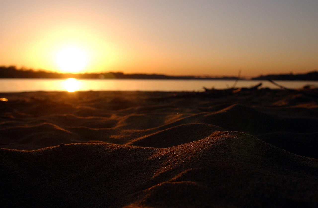 Sunset, dawn, water, dusk, beach, maryland, sea, summer, vacation, ocean, nature, travel, sky, coast, sun, evening, landscape, horizon, light, dramatic, scenic, seascape, shore