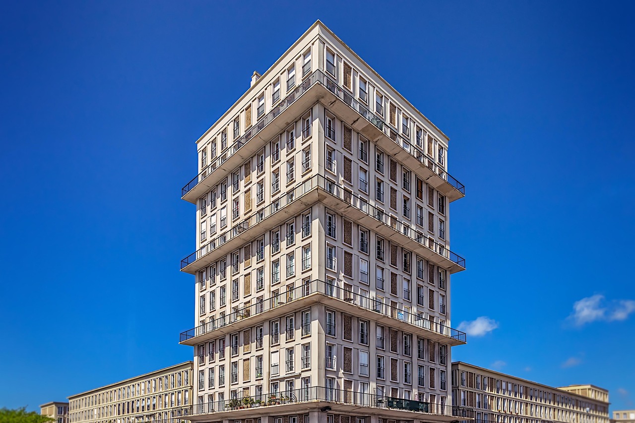 Building, le havre, port, architecture, europe, blue, normandie, skyline, landscape, le havre, le havre, le havre, le havre, le havre, France, Normandy, Le Havre