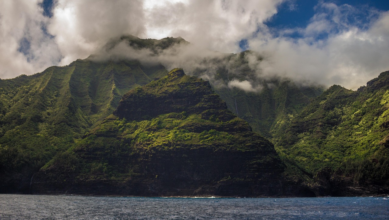 Hawaii, beach, sea, ocean, island, daylight, fog, lake, landscape, mountain, nature, outdoors, scenic view, sky, water, hawaii, hawaii, hawaii, hawaii, hawaii