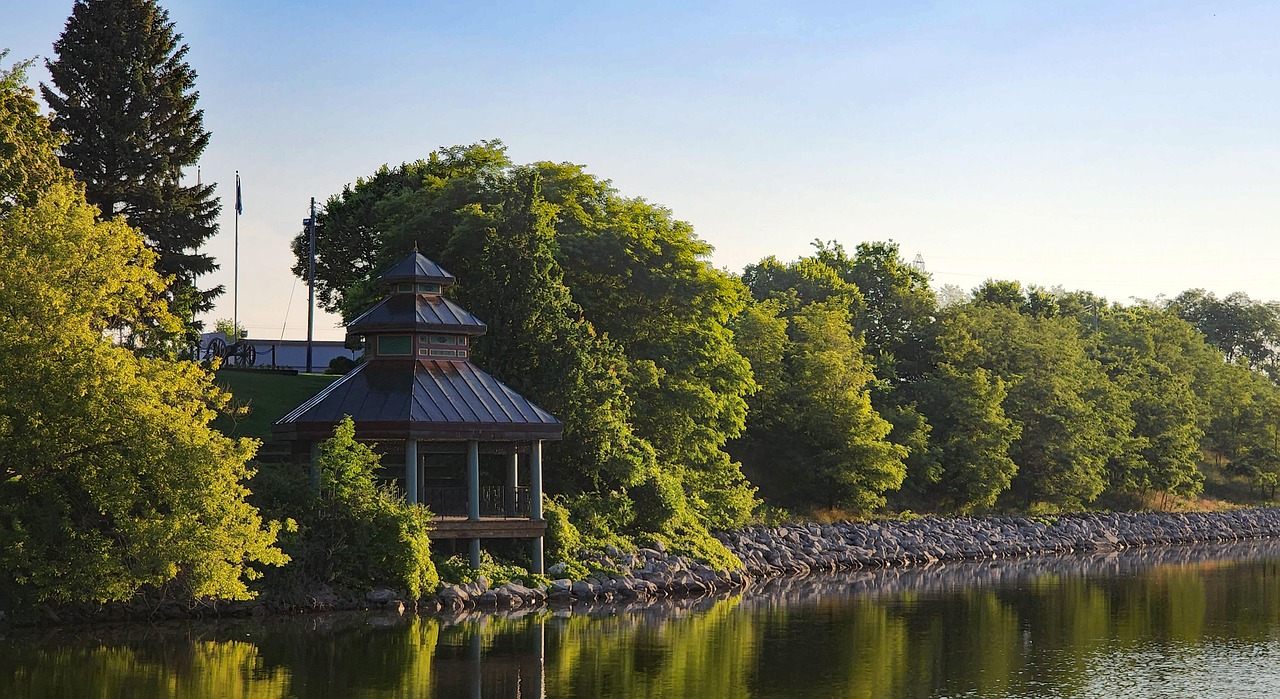 River, gazebo, manistee, michigan, trees, nature, landscape, gazebo, gazebo, gazebo, michigan, michigan, michigan, michigan, michigan