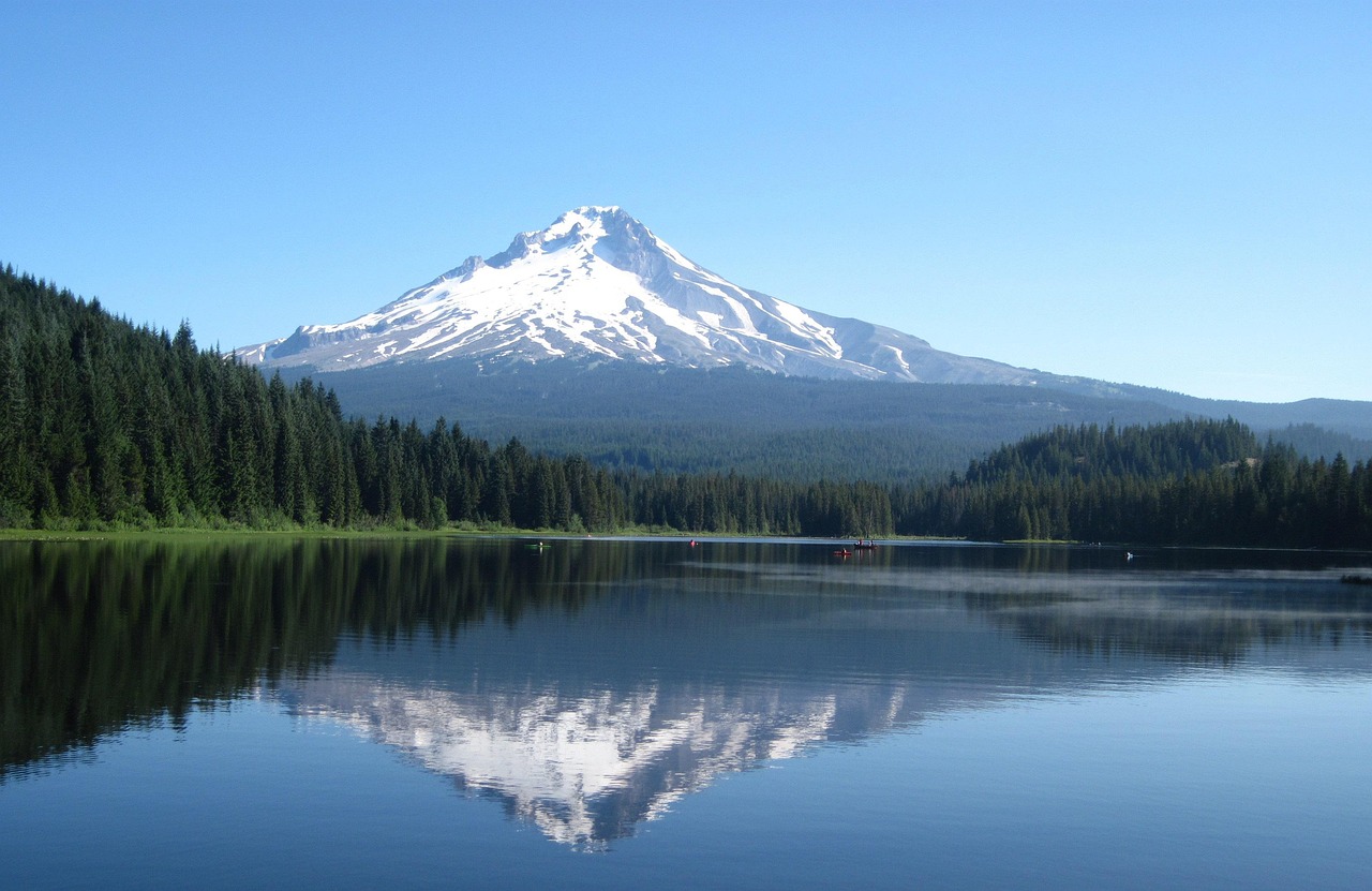 Mount, hood, oregon, mountain, nature, scenic, landscape, trillium, lake, clear, blue, northwest, trees, oregon, oregon, oregon, oregon, oregon