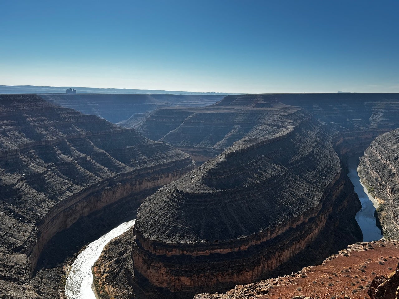 Gooseneck, utah, canyon, river, nature, geology, landscape, utah nature, formation, sunrise, erosion landscape, southwest usa, protected area, national park, attack, panoramic photography, view, beige