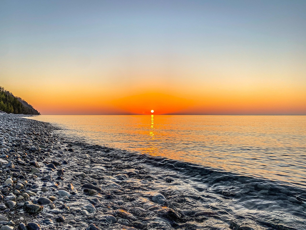 Sunset, lake, lake michigan, landscape, horizon, sun, nature, sundown, twilight, lake michigan, lake michigan, lake michigan, lake michigan, lake michigan, sundown