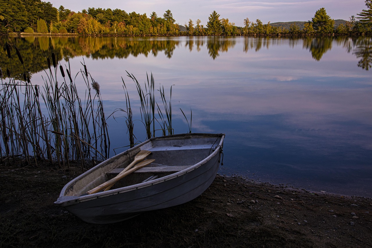 Boat, dawn, lake, water, nature, reflection, landscape, scenery, color, tranquil, summer, new hampshire, relaxation, scenic, peaceful, turquoise, calm, new hampshire, new hampshire, new hampshire, new