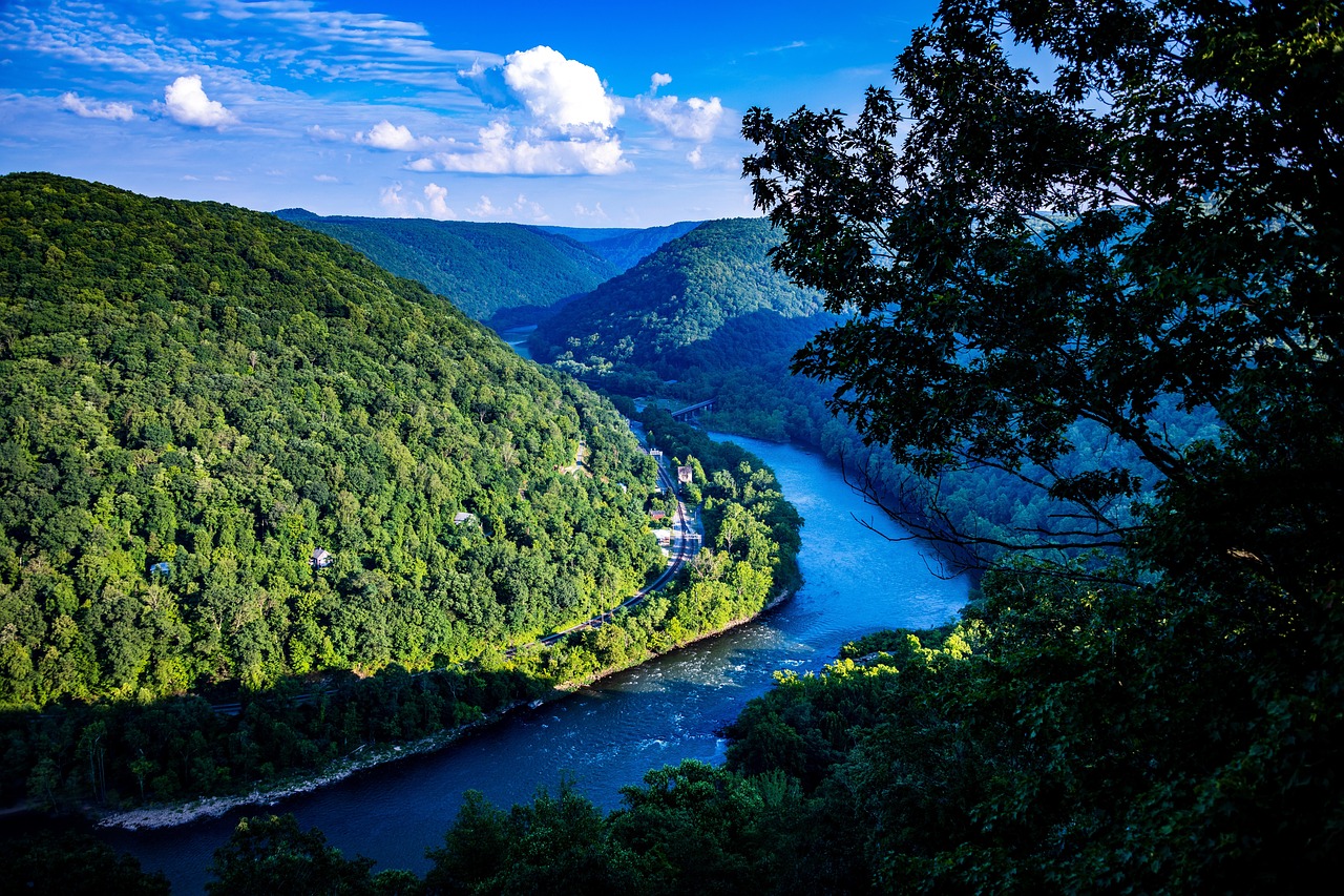 Travel, river, new river, landscape, thurmond wv, west virginia, wv, trees, mountains, whitewater, panorama, peaceful, nature, adventure, west virginia, west virginia, west virginia, west virginia, we