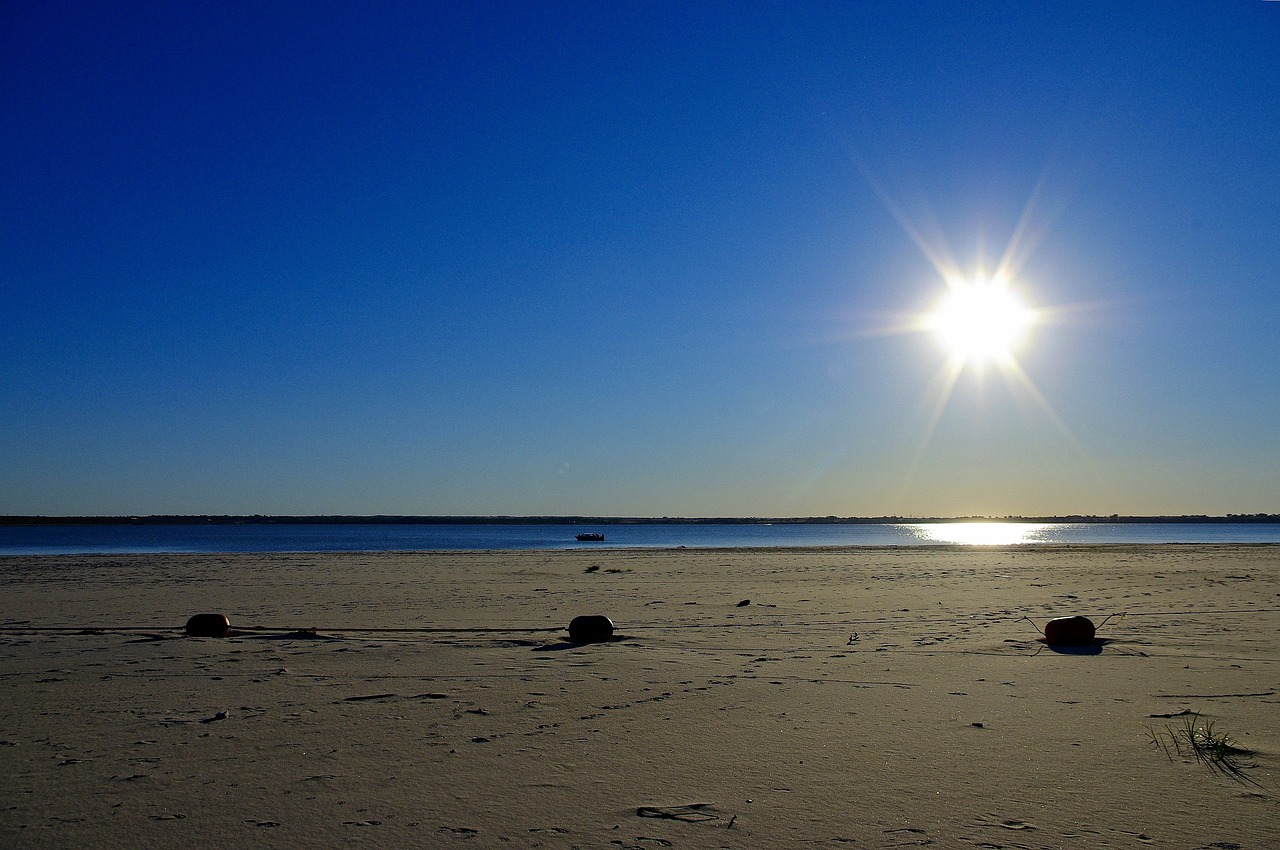 Sun over sandy cove, sun, sky, water, landscape, nature, sunset, beach, summer, mirroring, scenic, sandy, cove, canton, lake, oklahoma, blue, blue sky, sunrise, blue sunrise, blue mirror