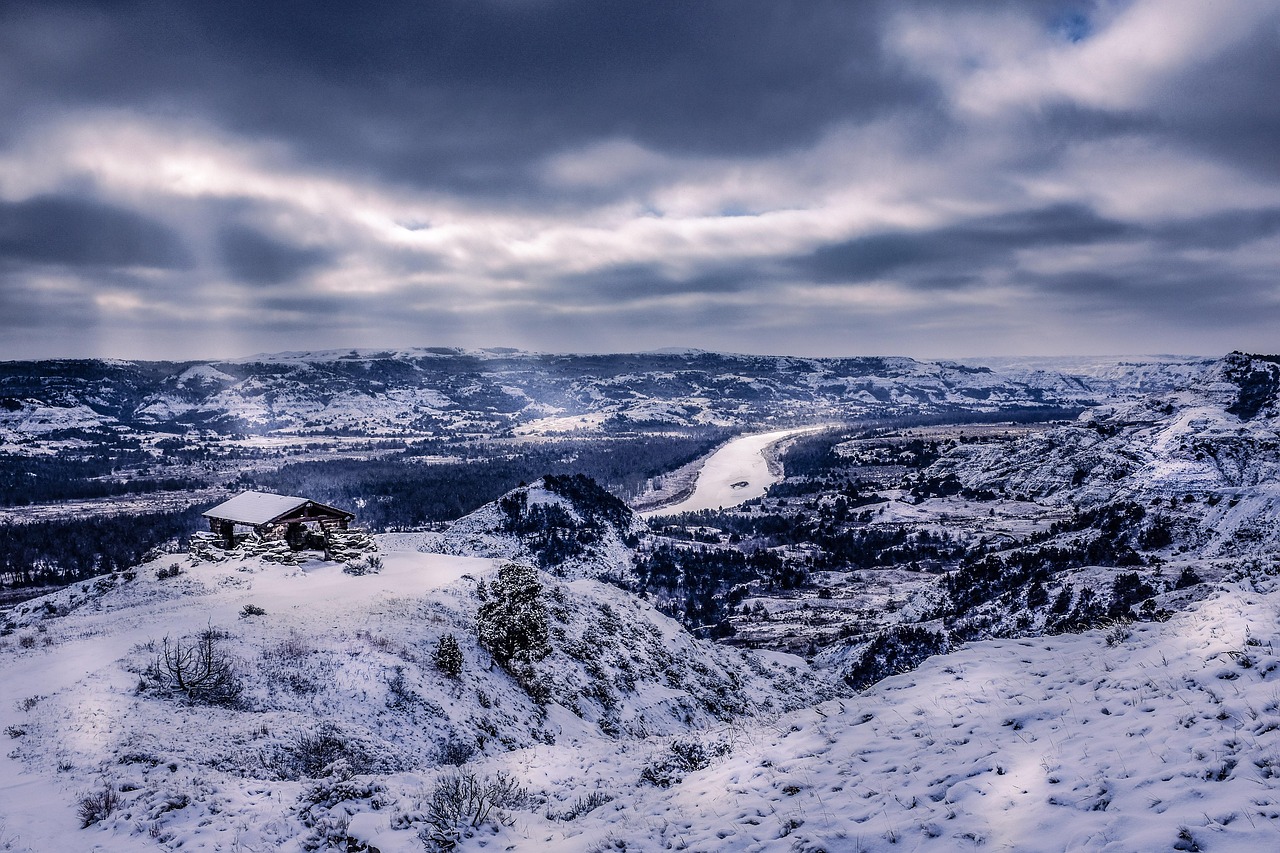 Theodore roosevelt national park, north dakota, badlands, national park, nature, snow, landscape, winter, north dakota, north dakota, north dakota, north dakota, north dakota