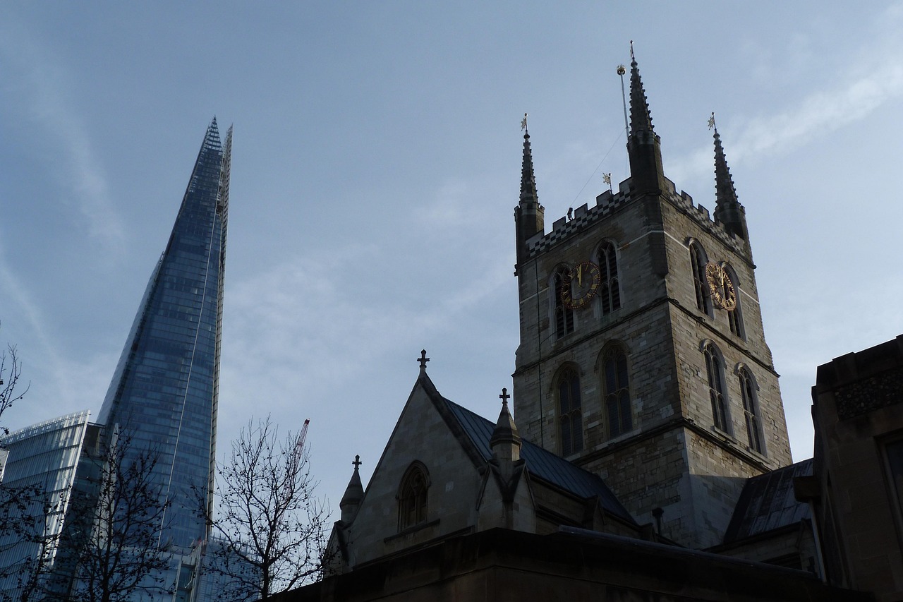 Old, new, architecture, london, southwark, cathedral, skyline, modern, ancient, shard, london, southwark, southwark, southwark, southwark, southwark, shard