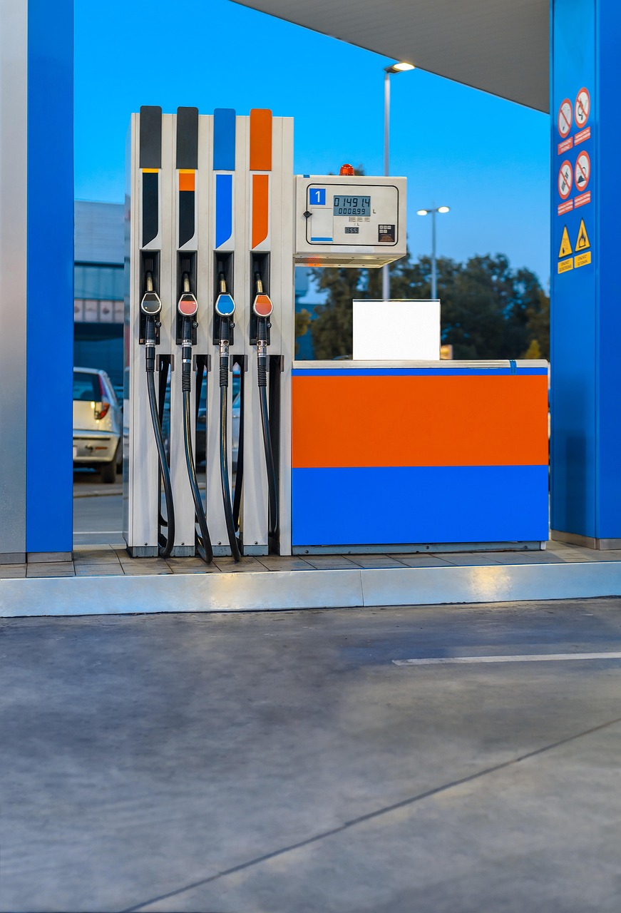 Gas, gas station, harley, nature, motorbike, vintage, 50s, motorcycle, travel, bike, road, summer, old, 66, preservation, street, motor, transport, blender, usa, tourist, illinois, attraction, landsca