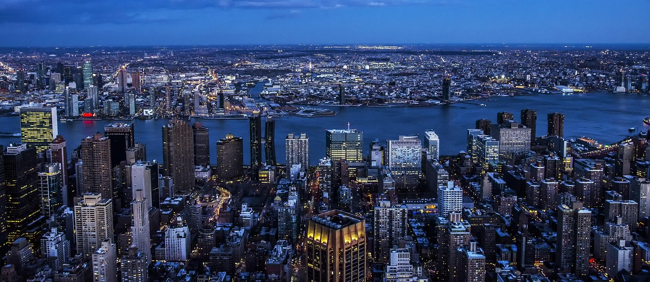 Panoramic, skyline, panorama, city, cityscape, new york, nyc, manhattan, river, sky, landscape, street, tower, nature, tourism, urban, business, skyscraper, attraction, architecture, building, travel,