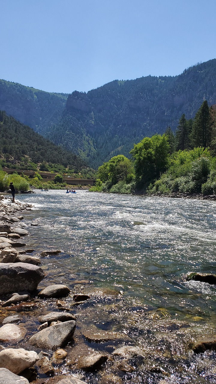 River, mountains, rafting, water, scenic, colorado river, colorado, nature, landscape