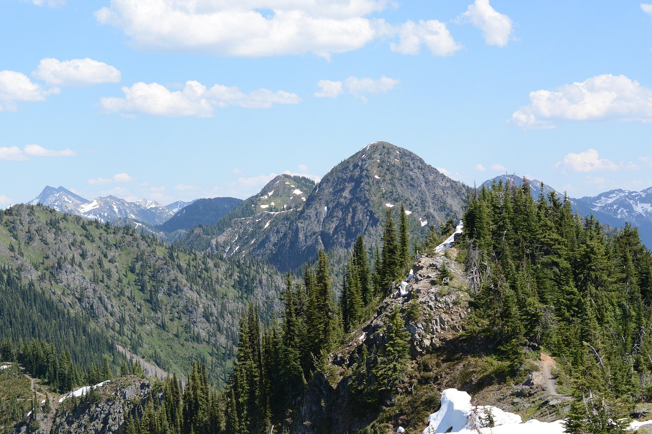 Alpine, mountains, landscape, nature, canada, british columbia, idaho peak