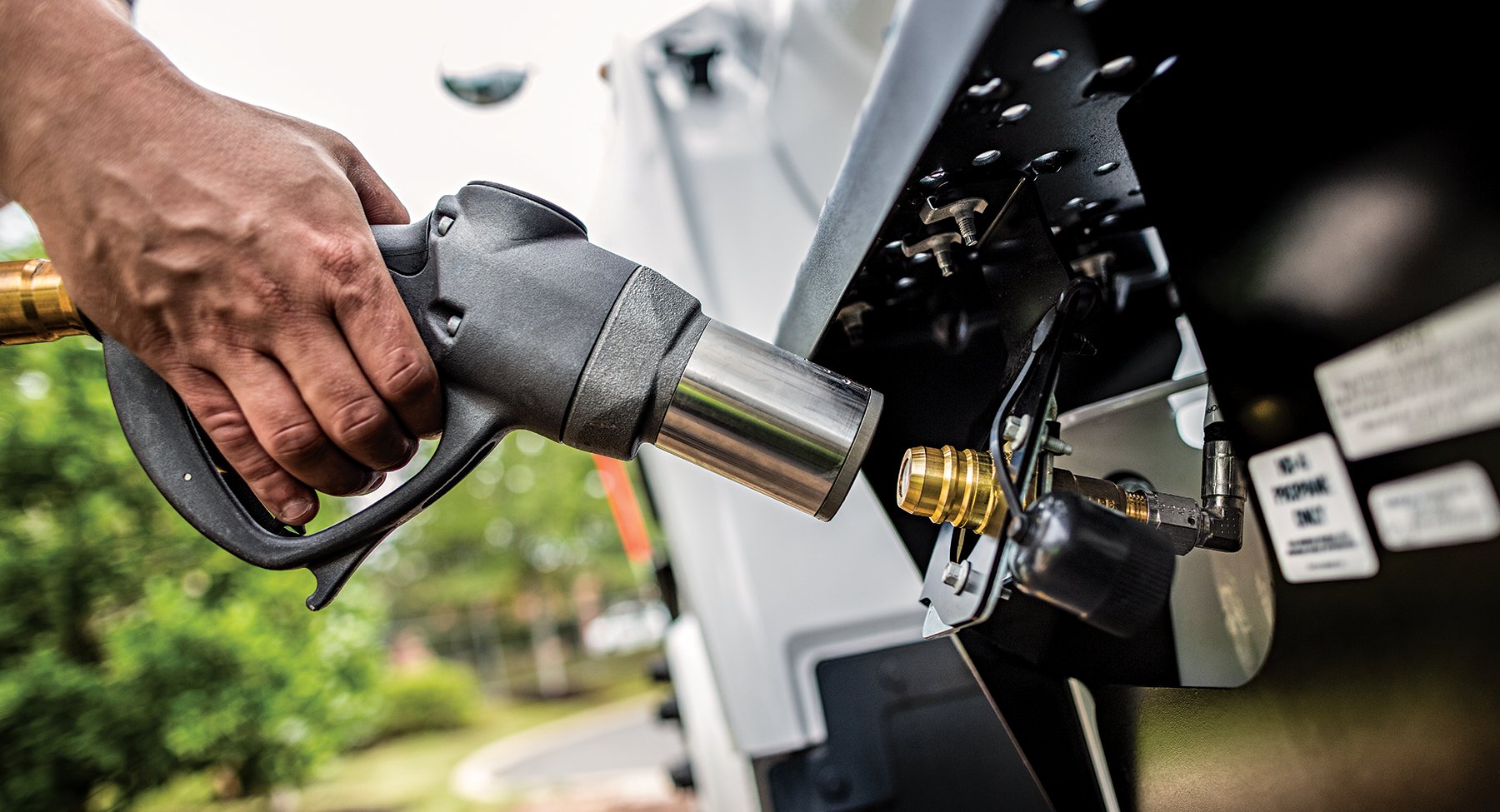 Propane autogas fueling nozzle