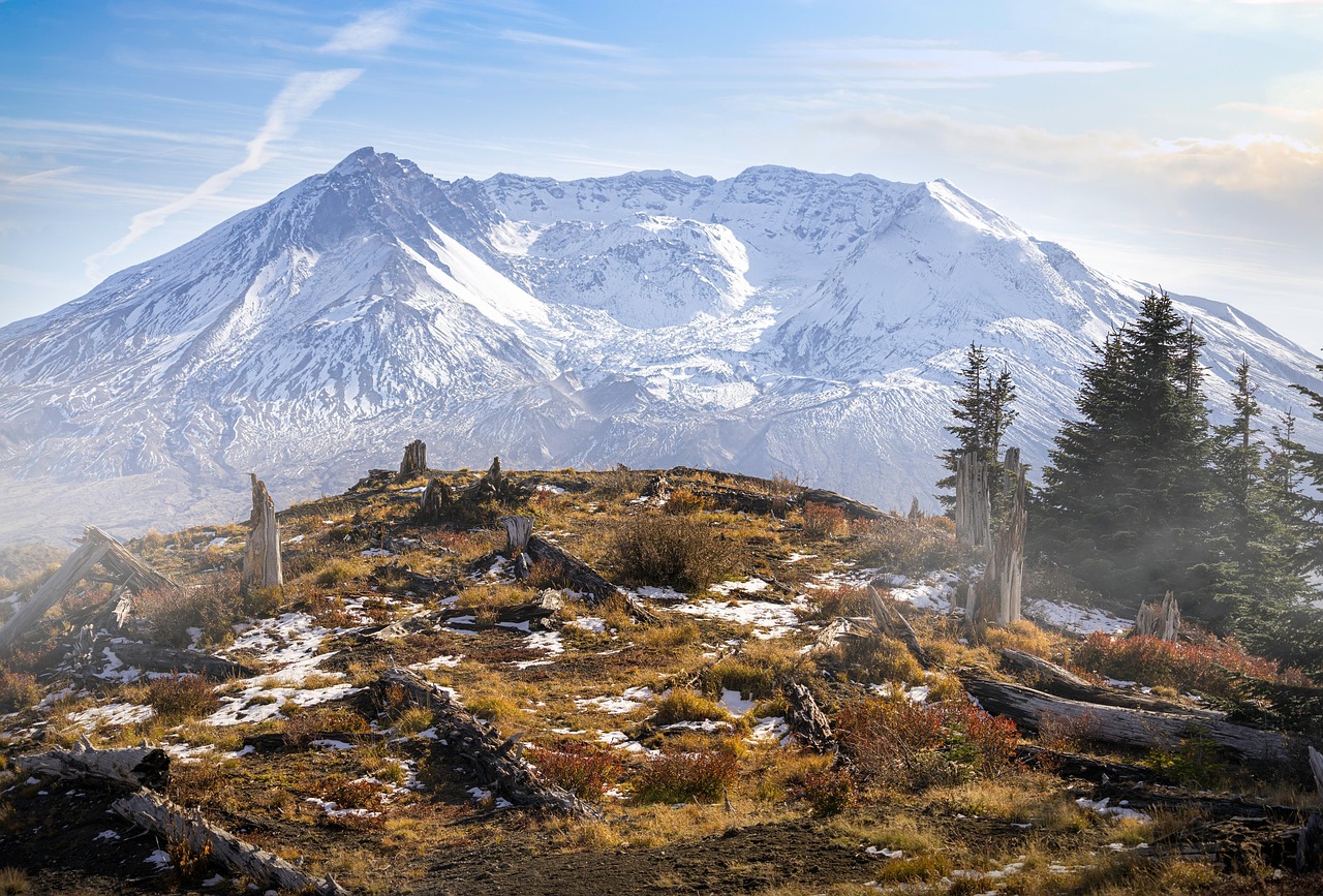 Mountain, mount saint helens, nature, scenery, landscape, volcano, washington state, evergreen, stratovolcano, washington state, washington state, washington state, washington state, washington state