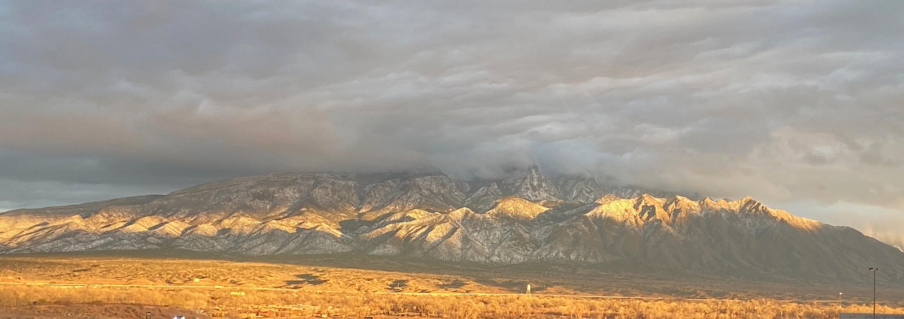 Mountains, field, panorama, sandia mountains, clouds, sunlight, landscape, mountain range, nature, scenery, rio rancho, new mexico, sandia mountains, sandia mountains, sandia mountains, sandia mountai