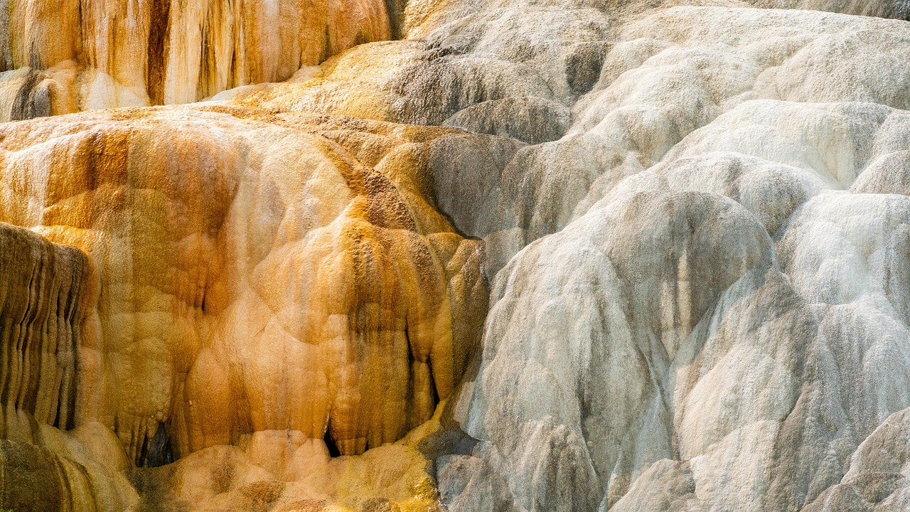 Mammoth hot springs, landscape, nature, rock formation, mineral deposits, natural, yellowstone national park, yellowstone, wyoming, usa, yellowstone, yellowstone, yellowstone, yellowstone, yellowstone