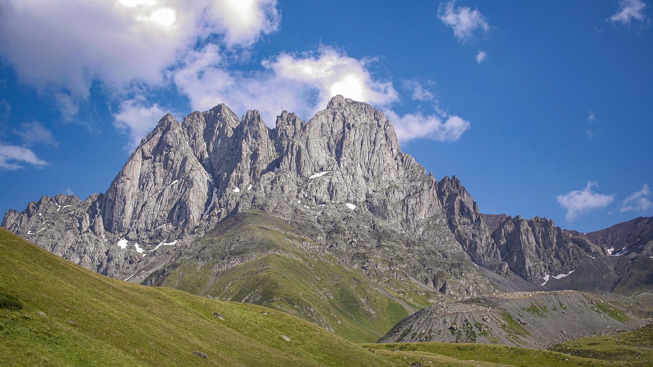 Mountains, rocks, stones, plateau, landscape, georgia, nature
