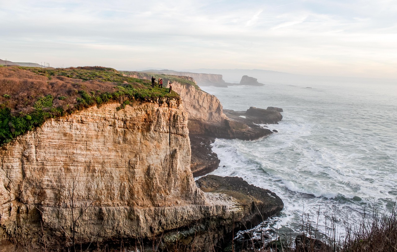 Santa cruz, california, shore, ocean, santa, cruz, beach, coast, landscape, pacific, water, surf, sea, sky, coastline, sunset, usa, nature, travel, wave, rock, shoreline, scenic, tourism, lighthouse,
