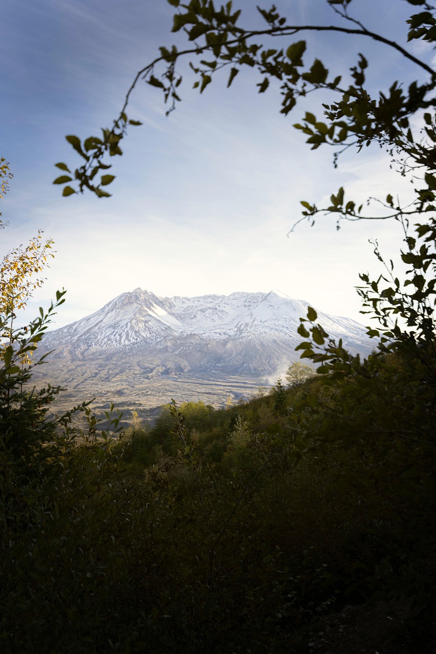 Mountain, mount saint helens, nature, scenery, landscape, volcano, washington state, evergreen