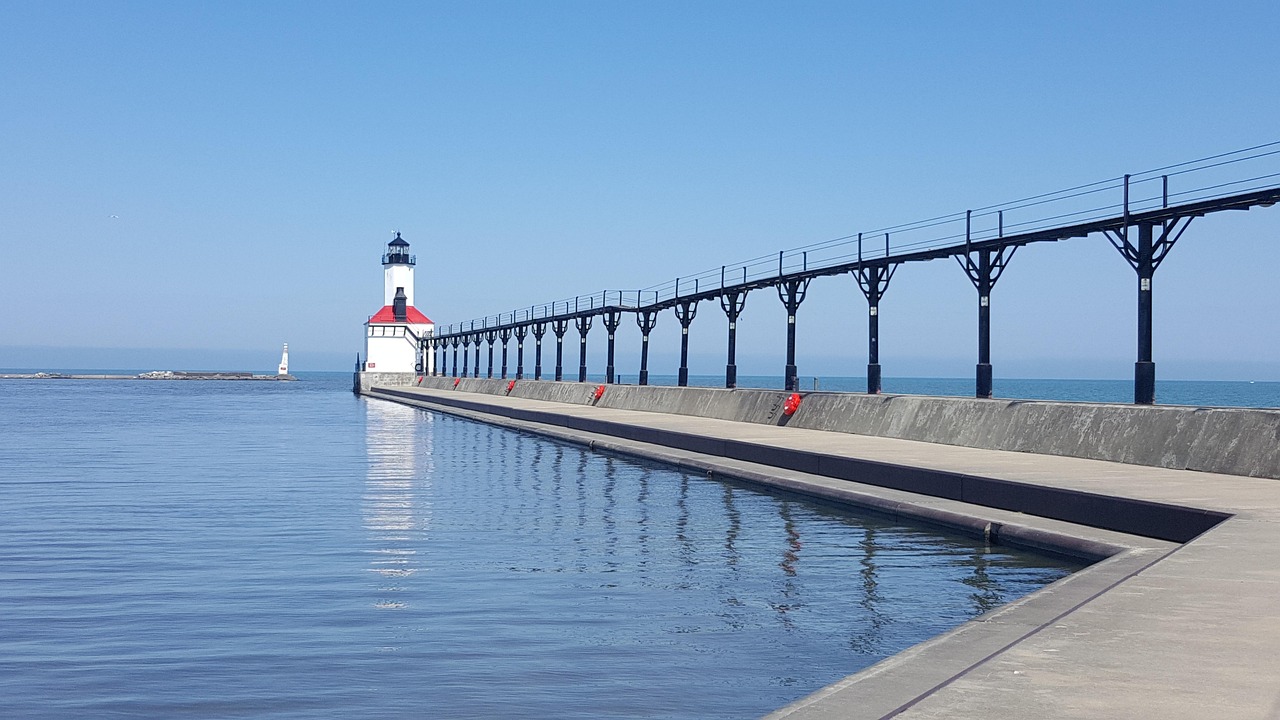 Indiana, usa, lake michigan, lighthouse, michigan city, america, heartland, state, landscape, indiana, indiana, indiana, indiana, indiana